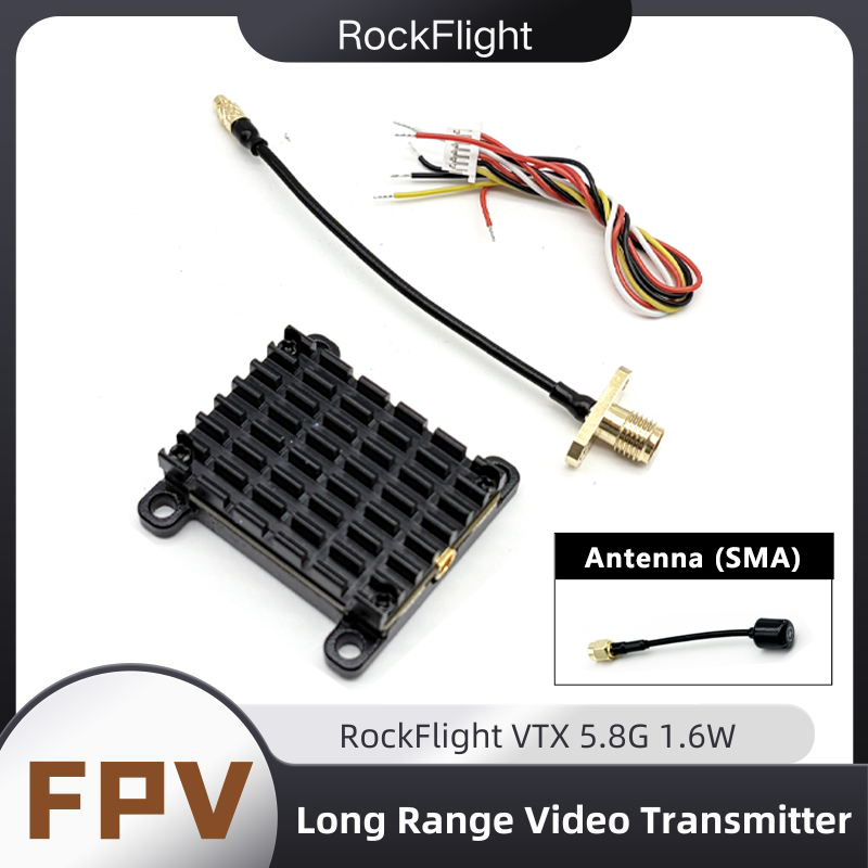 Receiver Rc Drone - RockFlight TX663 VTX 5.8G 48CH PitMode25mW/200mW/1000mW/1600mW