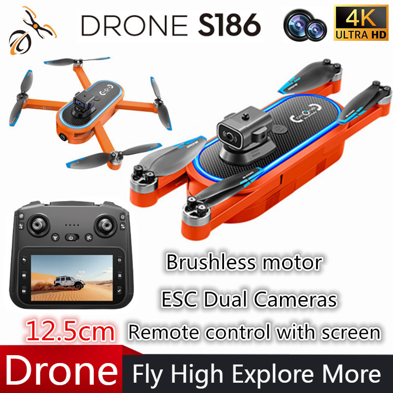 2025 S186 Drone Professional 4 - Drone Rc App 评论和价格