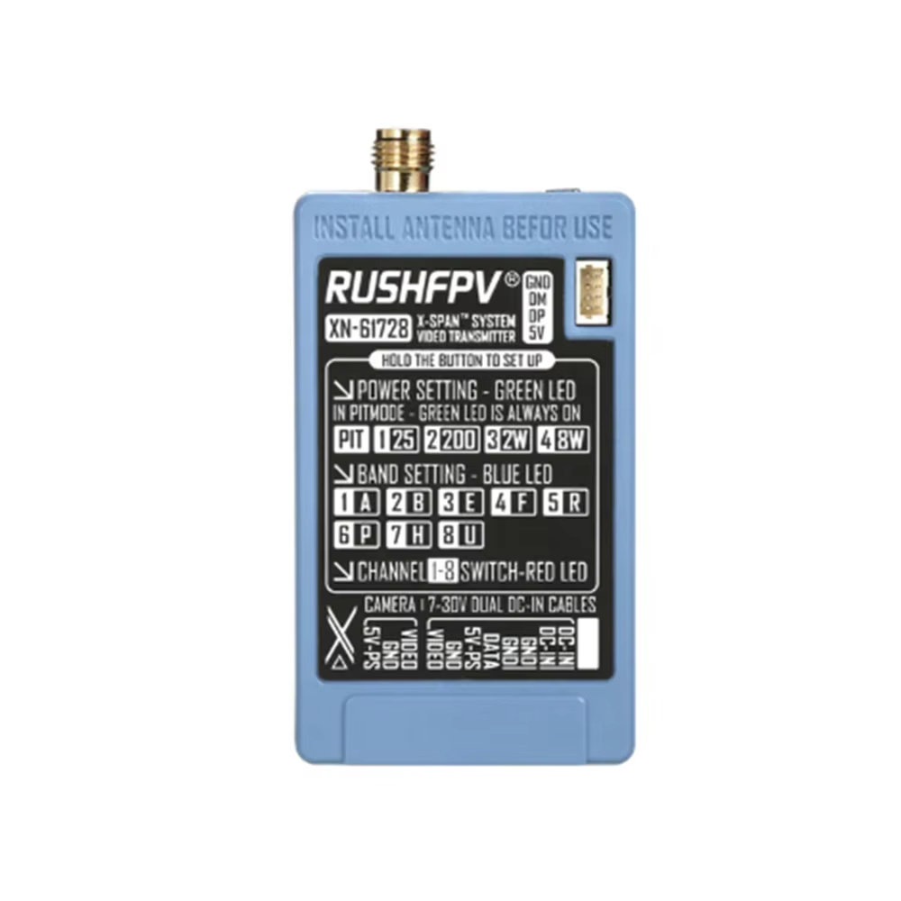 RUSHFPV 6.1‑7.2G 8W X61728 VTX - Receiver Rc Drone 评论和价格