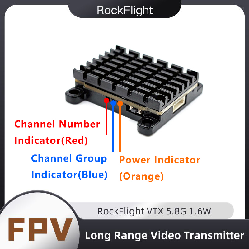 RockFlight TX663 VTX 5.8G 48CH - Receiver Rc Drone 评论和价格