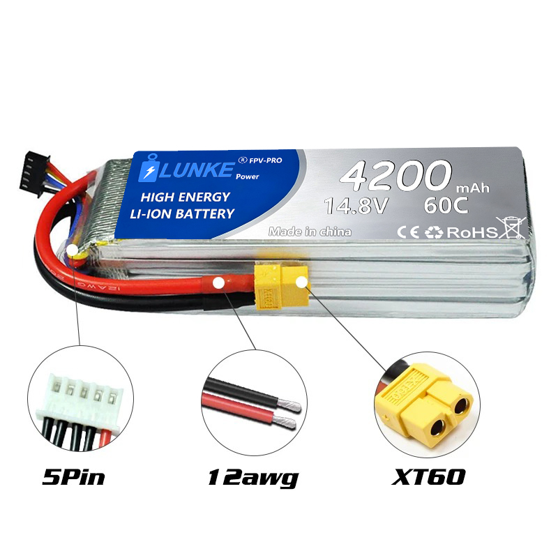 Batterie Lipo 2S 7.4V 5000mAh  - Drone Avion Rc 评论和价格
