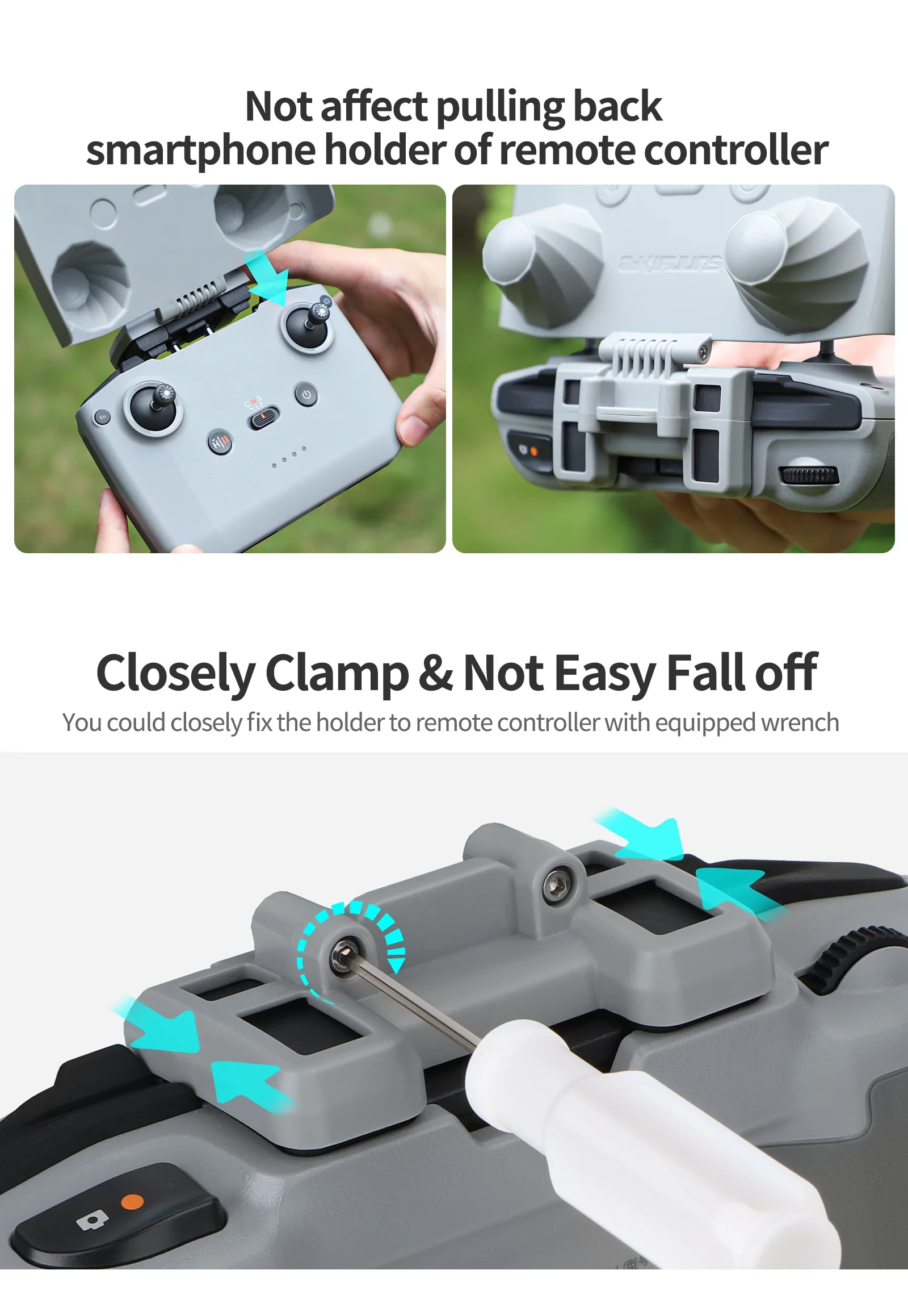 2 in 1 Controller Protector Su - Drone Dji Rc 3 评论和价格