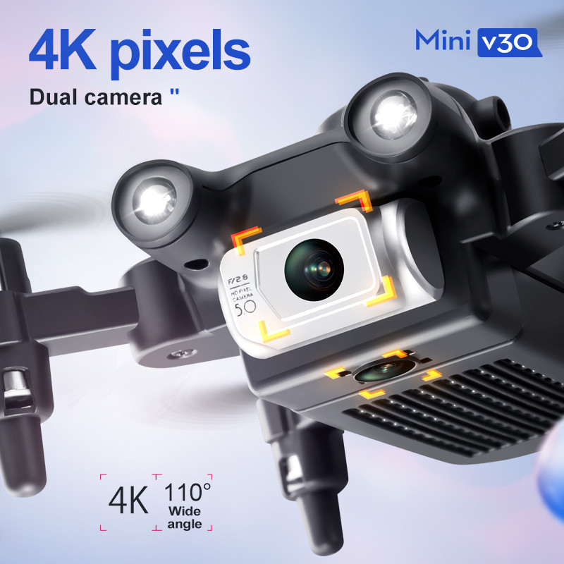 Mini V30 WiFi FPV Drone With 4 - Drone Rc App 评论和价格