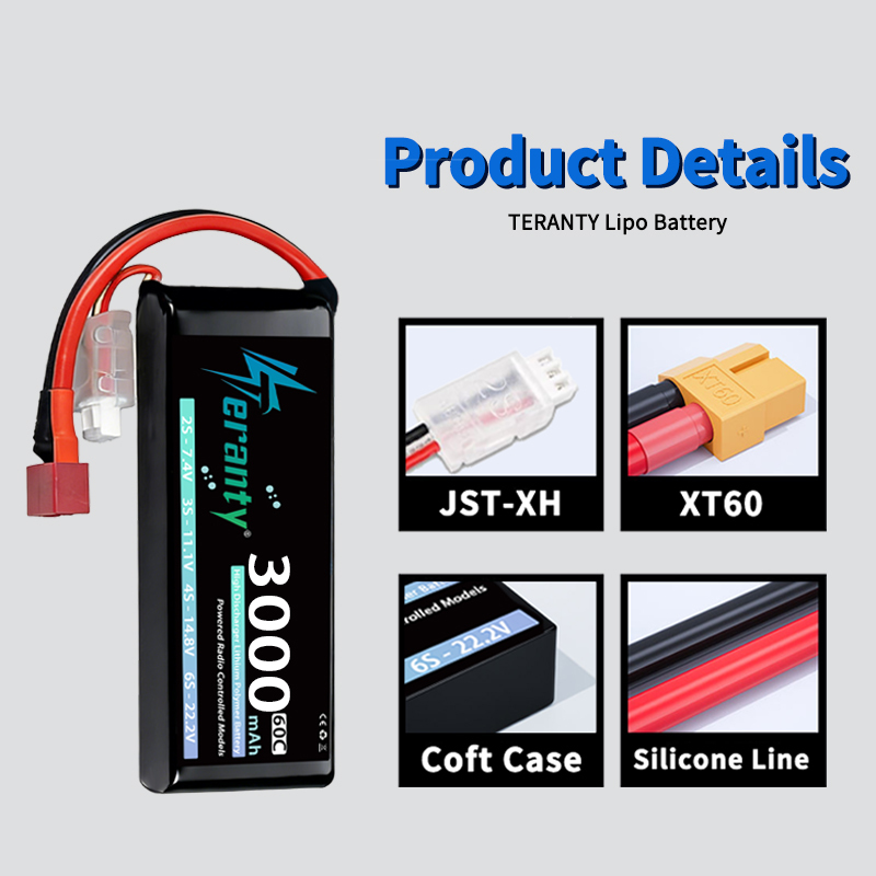 TERANTY 2S 3000mAh Lipo Batter - Drone Rcs 评论和价格