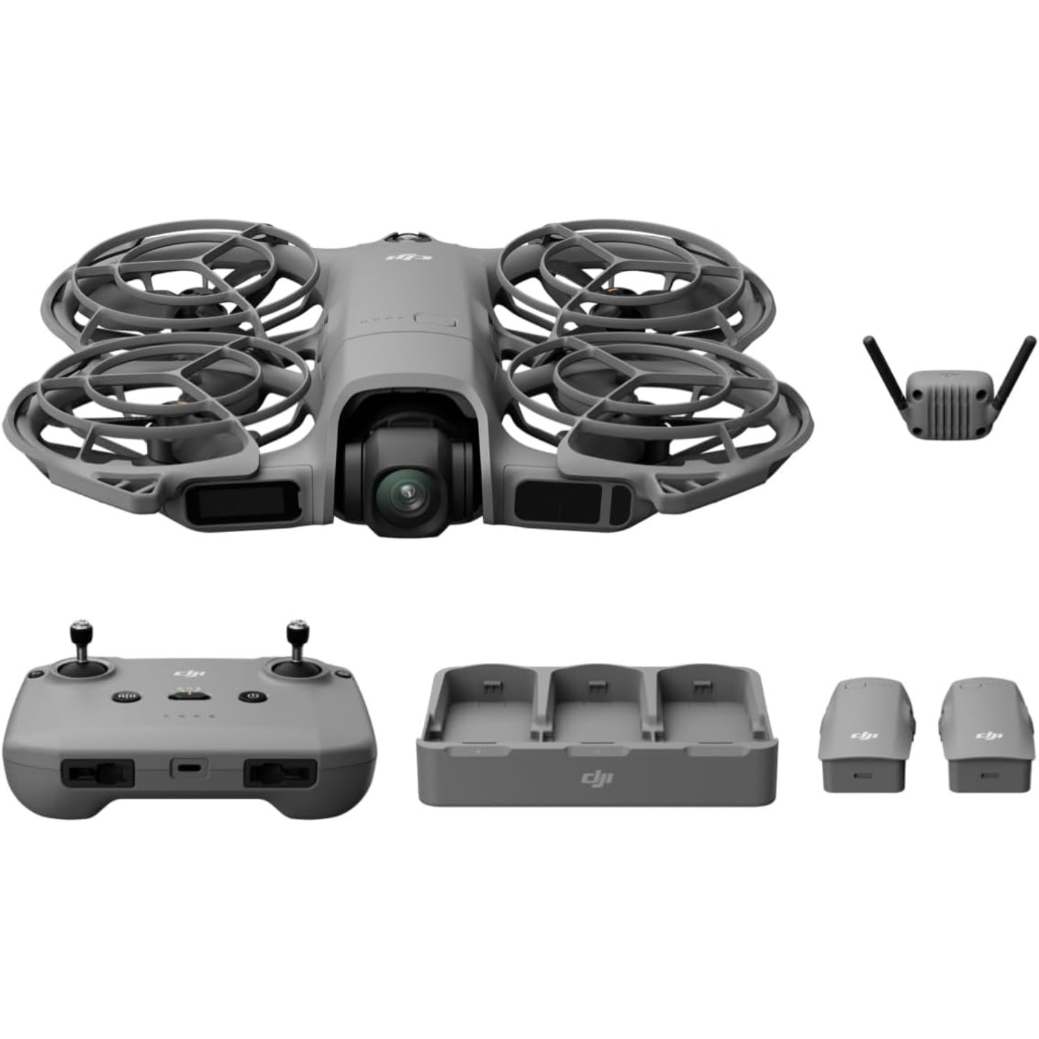 DJI Neo 2 Fly More Combo w/ RC - Drone Rc N3 3 Batteries 评论和价格