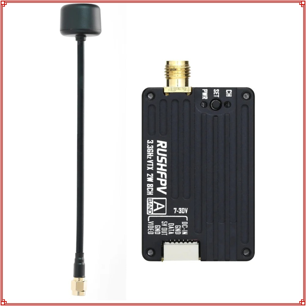 2026 New RUSHFPV 3.3G 2W VTX T - Receiver Rc Drone 评论和价格