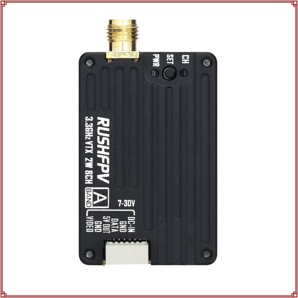 2026 New RUSHFPV 3.3G 2W VTX T - Receiver Rc Drone 评论和价格