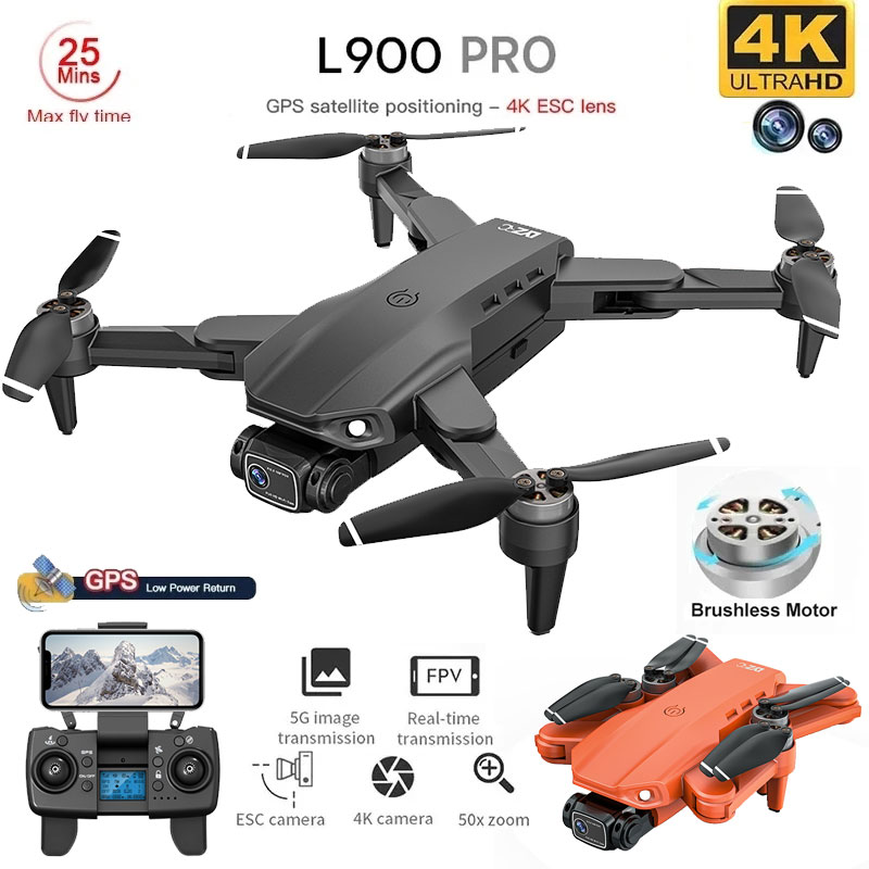 L900 Pro GPS Drone 4K Professi - Drone Rc App 评论和价格