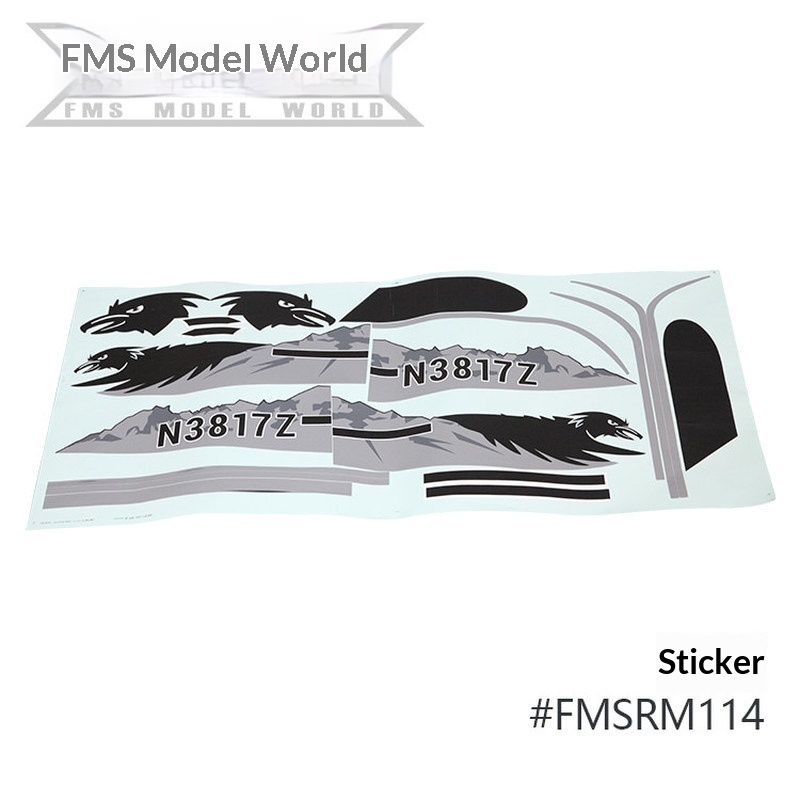 FMS RC Plane Decals For 1700mm - Plane Drone Rc 评论和价格