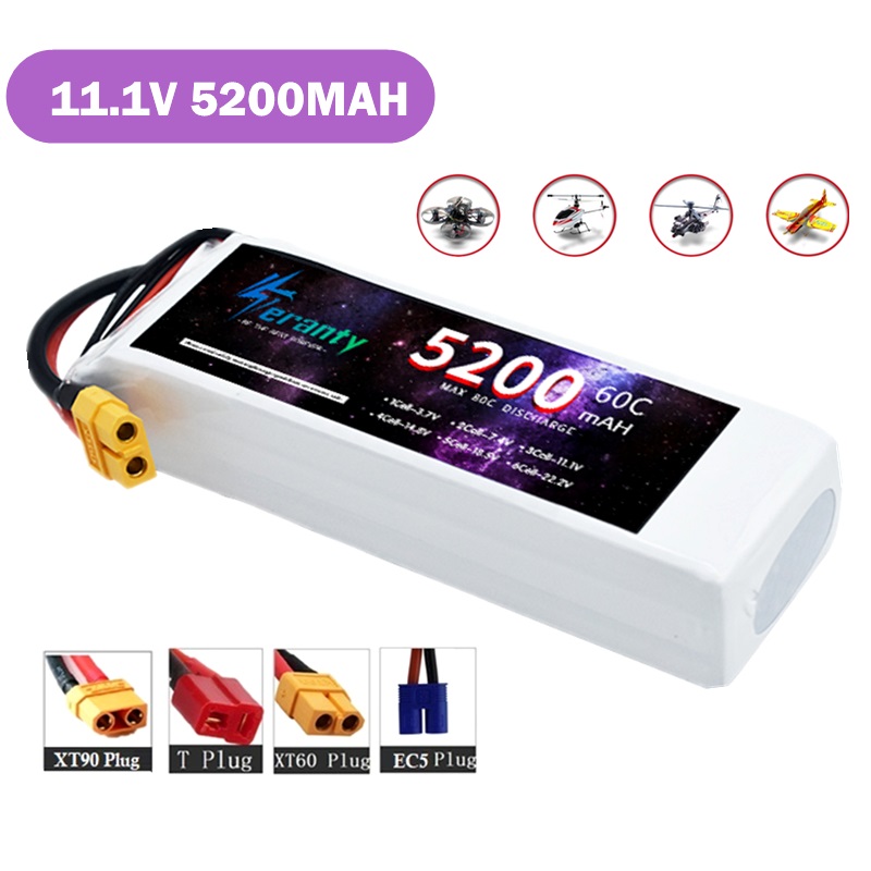 TERANTY  3S  5200MAH 60C batte - Drone Avion Rc 评论和价格
