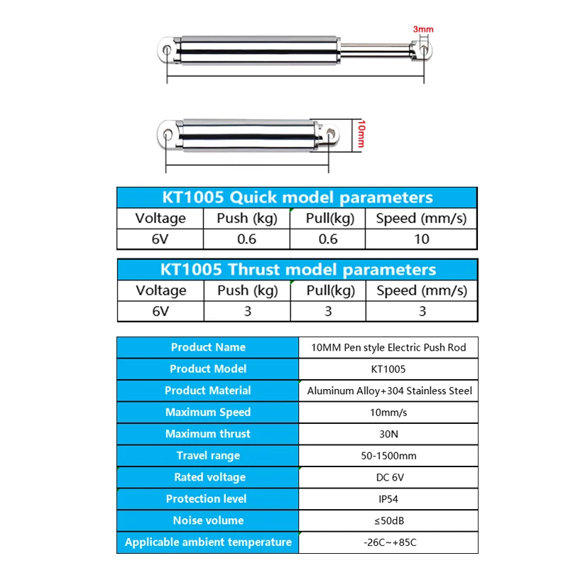 10mm Linear Actuator Retractab - Rc Boat 评论和价格