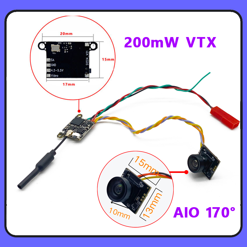 SLONWAKE 5.8G 1200TVL FPV Came - Receiver Rc Drone 评论和价格