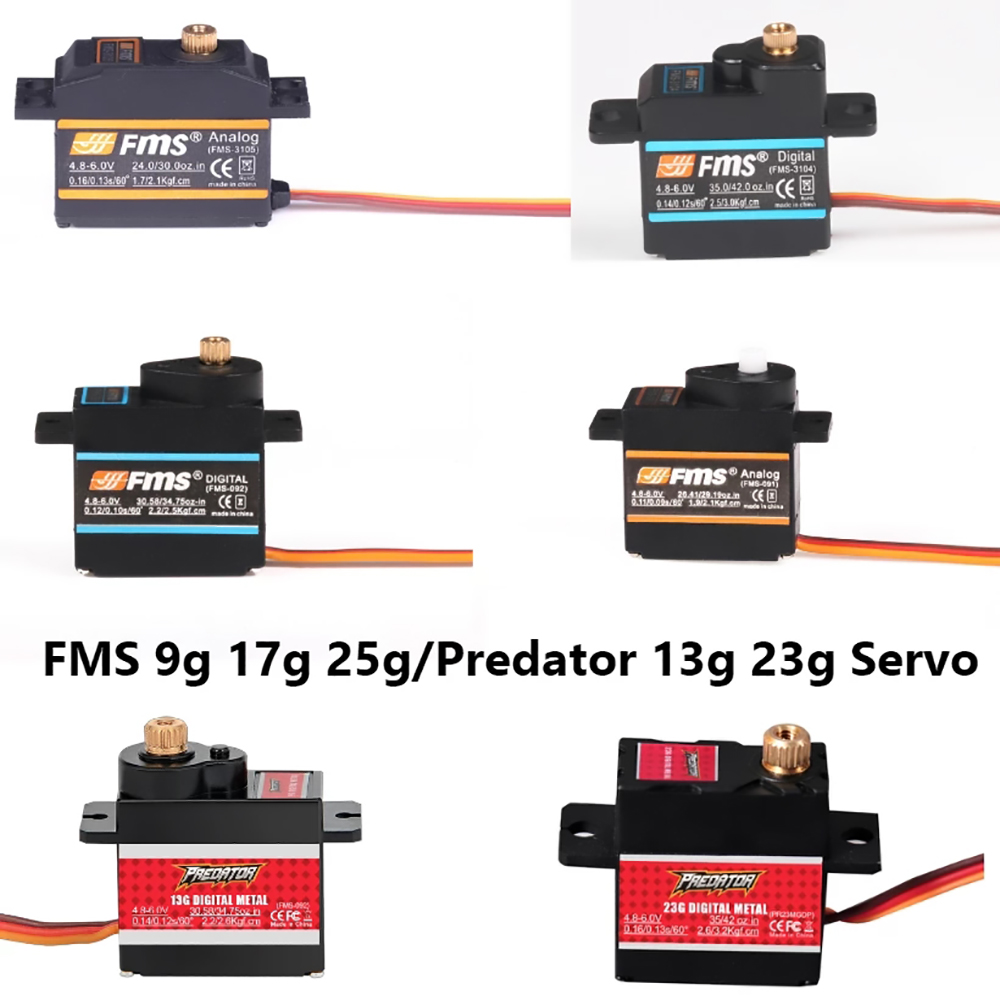 FMS Servo 9g 17g 25g 13g 23g P - Drone Avion Rc 评论和价格