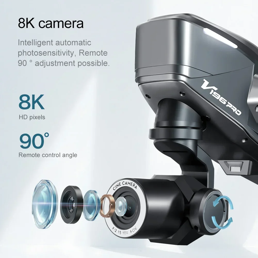2024 New V196 Drone 8K Profess - Drone V196 Rc 评论和价格