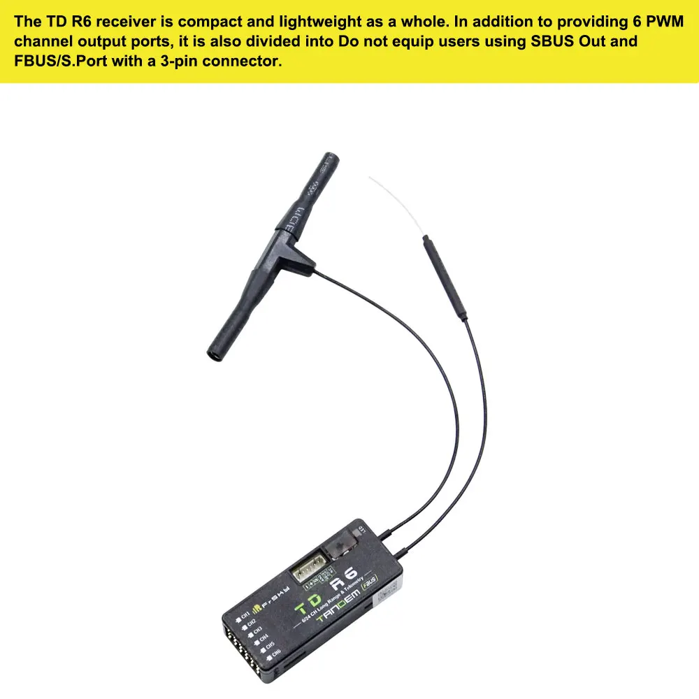 FrSky TD R6 2.4G/900MHz Dual F - Frsky Receiver Module 评论和价格